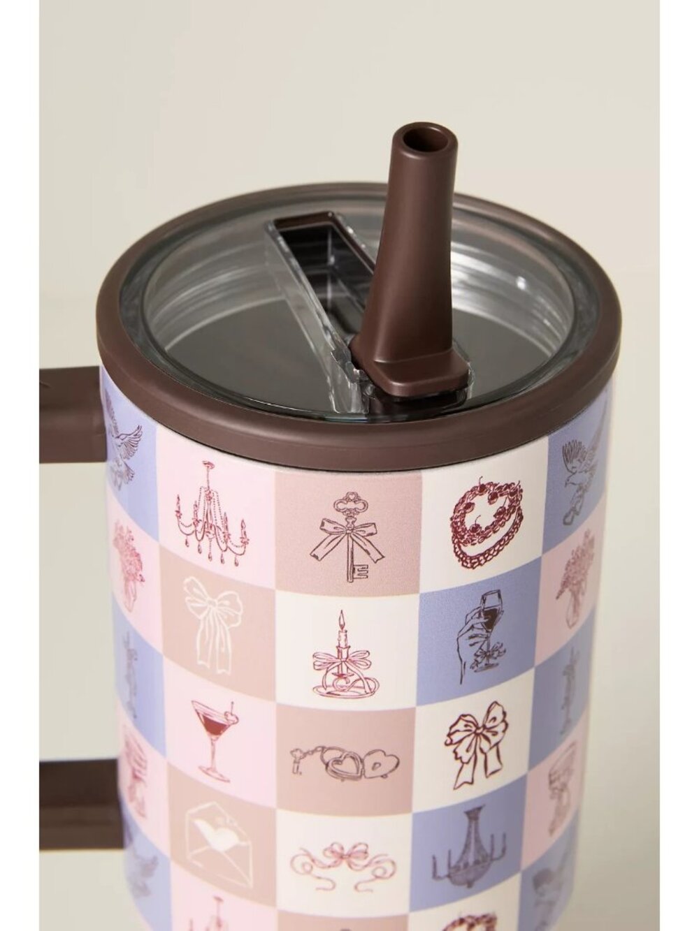 HydroJug x Anthropologie 40 oz. Traveler Cup - Key To My Heart - New In Box - Picture 3 of 5